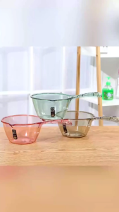 ขันน้ำมีด้ามจับ ขันน้ำพลาสติก ขันห้องน้ำ สีหวาน ขันตักน้ำ ขันน้ำพลาสติก ขันอาบน้ำ ขันสงกรานต์