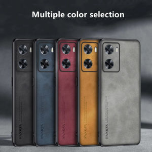 OPPO A57 4G A77s 2022 เสริมความแม่นยำของฝากครอบเคสกันกระแทกมือถือแฟชั่นผ้าฝ้ายหนังใหม่ นุ่มยืดหยุ่น TPU Edge รุ่นประสบการณ์ 2022