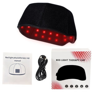 660nm 850nm Near Infrared LED Red Light Therapy Hat Device for Hair Growth Cap Prevant Loss Head Relaxation Relief Scalp
