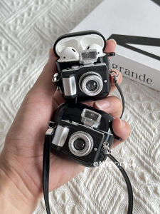 Quirky Camera AirpodsPro3 Case Suitable for  Airpods4 Noise Reduction Box Soft Silicon Shell Protective Cover for Earphones