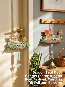 BEAUTY IN THE LIGHT | Festival Door Decorations Imitation Wormwood Dragon Boat