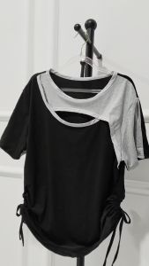 Atasan wanita Dewasa Import Dada Terbuka Tali Samping Serut Kekinian Korean Style