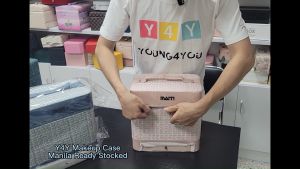 Korea Style Travel Makeup Bag: A Visible Cosmetic Organizer for Women