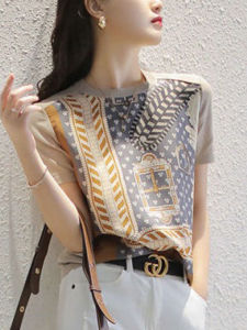 Stylish Versatile French Design Casual T-Shirt