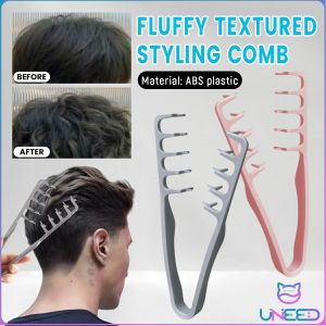 Need Mens Styling Comb Volumizing Root Lift Fluffy Hair Parting Covering Bangs Hairdressing Comb