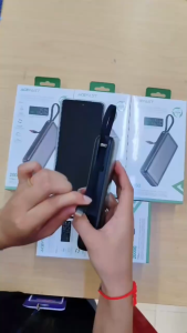 Acefast Power Bank M22 20.000 mAh – PD 130 W Ultra Fast Charging Kabel USB-C Terintegrasi Flight Friendly & LED Display Pintar