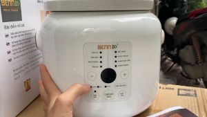 Nồi nấu chậm điện tử Nồi lõi sứ Nồi hầm cháo cho bé 8 chức năng nồi ninh xương ninh cháo nồi nấu chậm Bennix Thái Lan 3 Lít - Bảo hành 24 tháng