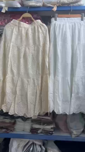 Chân Váy Nữ Vải Ren Có Lớp Lót Thời Trang Cao CấpQuảng Châu Tm-Cv06