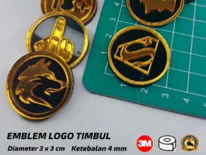 Aksesoris Motor Import: Decal Stang Gepeng, Velg Decal Kaki Karpet & Emblem Motor Mobil