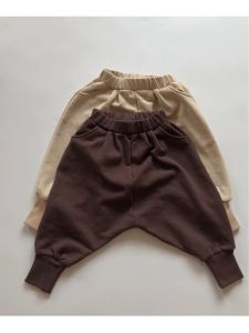 2023 New Kids Casual Knitted Fly Mouse Pants Boys Girls Loose Fit Comfortable Breathable Sportswear Family Matching Outfits