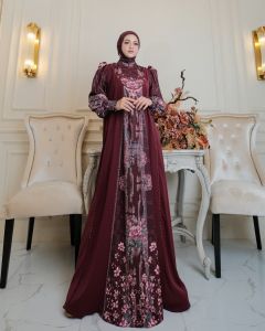 Naadhira Series by Alya Syari Gamis set Terbaru Gamis mewah