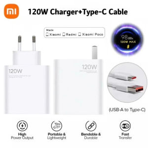 Original Xiaomi Charger 120W HyperCharge Power Adapter With 6A Type C Cable GaN 120W MAX Turbo Charging Set Wall Chargers For 12T 12 Lite Redmi K60 K50 Black Shark 4S 5 RS Pro Poco F4