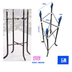 Lamp Post Embedded Parts Courtyard Monitor Pole Footing Cage Stadium High Poled Lamp 6 M Solar Landscape Outdoor Cage