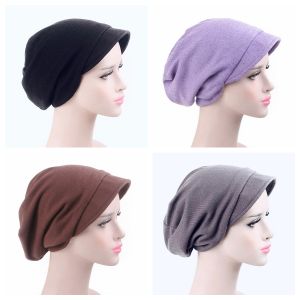 Chemo Cap Turban Hat Liner Stretch Cotton Hair loss Headwear - MumOkay