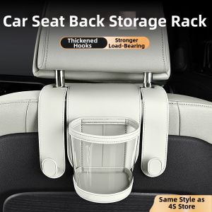 KVS | Backseat Organizer with Cup Holders Dual Hooks