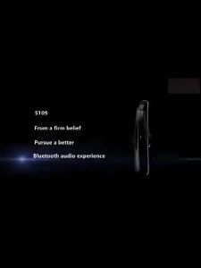 Headset Bluetooh S109 Business Wireless Earphone For Handphone Smartphone Handfree Karet Tanpa Kabel Nirkable