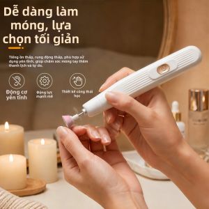 Dụng Cụ Xóa và Chà Nhám Móng Tay Di Động