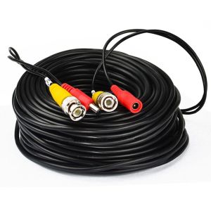 AHD CCTV Camera Cable 5M/10M/20M/30M BNC Cable Output DC Plug Cable for Analog AHD Surveillance CCTV DVR System Accessories