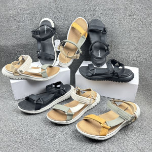Casual Sporty Beach Style Mens Womens Sandals Multicolor Splicing Low Heel Flat Bottom Breathable Upgraded Version