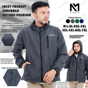 Jaket Olah Raga Outdoor berbahan parasut premium terlaris COD BAYAR DITEMPAT