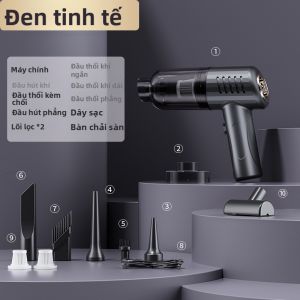 HELLOLEIBOO | Máy Hút Bụi Cầm Tay Không Dây Mạnh Mẽ Cho Ô Tô & Nhà