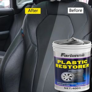 400g car plastic repair and polishing wax dashboard and trim repair paste tire gloss car sofa seat care dashboard etc