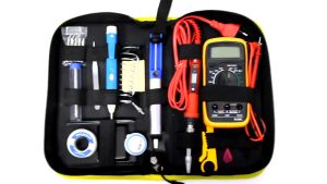 Set Solder Listrik Lengkap dengan Multimeter Iron Tool Kit 220V 60W/Solder Listrik Murah Paket Penyedot Penghisap Timah Set Kit Lengkap Komplit Station-COD