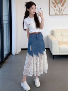LIANGYILAILIN | Korean Style New Arrival Set T-shirt Skirt