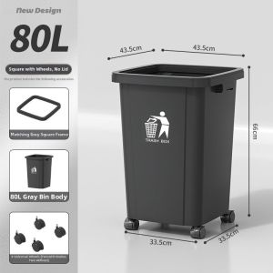 Commercial Restaurant Large Capacity Trash Bin