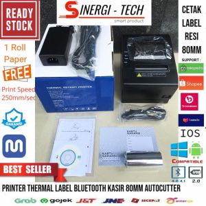 PRINTER BLUETOOTH THERMAL 80MM AUTOCUTTER ULT80BT CETAK RESI DAN STRUK PPOB