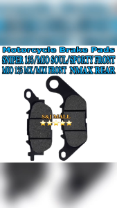 Motorcycle Brake Pads Front :Sniper 135FinoMio SoulMio SportyMio 125 MXMIO 125 MXIMT 15NMAX RearR15 Vez.2AMORE