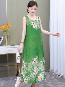 Summer Sleeveless Cotton-like Elegant Dress
