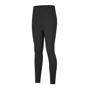 High Waist Black Yoga Pants Womens Fitness Sharkskin Sensation Seamless Abdomen Slimming Sporty Long Trousers Period Proof