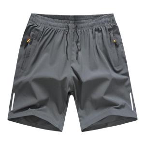 Ice Silk Running Shorts Mens Outdoor Sports Quick Dry Basketball Straight Leg Casual Pants Summer Fashion Urban Style
