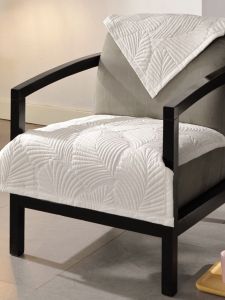 Modern Simple Style Single Person Sofa Cushion Cover Plush Fabric Seat Pad Backrest Pillow Cotton Velvet Leaf Pattern