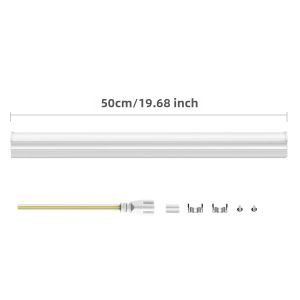 50CM T5 Nhôm Thanh Đèn LED Ống 15W 110V 220V Huỳnh Quang Thay Thế Đèn Để Bàn Cho Nhà Để Xe Tủ Kho Chiếu Sáng Trong Nhà