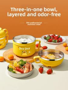 Deanbarry | Stainless Steel Student Office Lunch Box With Lid