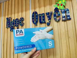 Găng Tay Y Tế Có Bột PA Malaysia Gloves Size XS/S/M