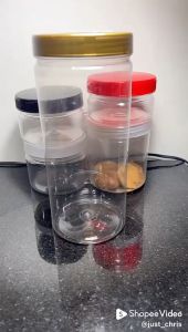 Harga 10 Set Paket Lengkap Toples SILINDER 1300ml + Segel Alu 87mm + Segel PVC 9cm