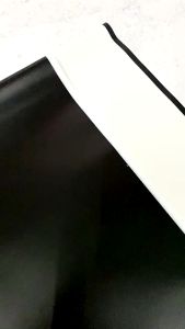 Kertas Buket Bunga Flower Wrapping Bouquet Black White Cellophane Paper List Hitam Putih KB06