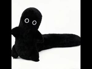 Witch Hat Atelier Fudeworm Plush Toys Fluffy Shapeable Cute Stuffed Toys Black BrushBuddy Dolls Fans Birthday Gifts Home Decor