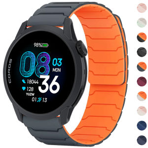20mm 22mm Magnetic Band For COROS PACE 4 3 2 Silicone Wristband Bracelet Correa For COROS APEX 4/APEX 2 Pro/APEX 42mm 46mm Strap