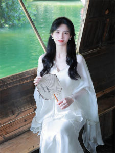 Womens Summer Regular Sleeve Long V-neck Air Conditioning Cover up Lightweight Half Sleeve Open Cardigan Shawl Wrap Skirt