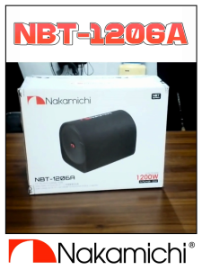 NAKAMICHI SPEAKER SUBWOOFER ACTIVE 12" 120 WATTS RMS SEMI-ROUND TYPE