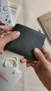 Ví Nam Da Thật PANDAGO WingFlip 02 Dáng Ngang Cao Cấp Bỏ Túi Sang Trọng