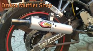 Knalpot Ninja 150 2 Tak R RR SS Kolong Kenalpot Racing Muffler ZZ1 Plat Karat