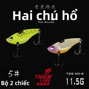 TiGER LURE | Mồi Nhựa Sáng VIB 11.5g