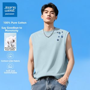 Jeanswest | Mens Light Summer Sleeveless T-shirt