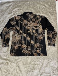 Batik Kemeja Pria Katun Lengan Panjang