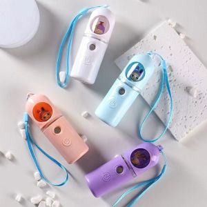 Mini USB Sạc Ngoài Trời Cầm Tay Máy Phun Sương Nano Làm Đẹp Dưỡng Ẩm Hai Trong Một Máy Ủi Mặt Bằng Nước Tinh Khiết